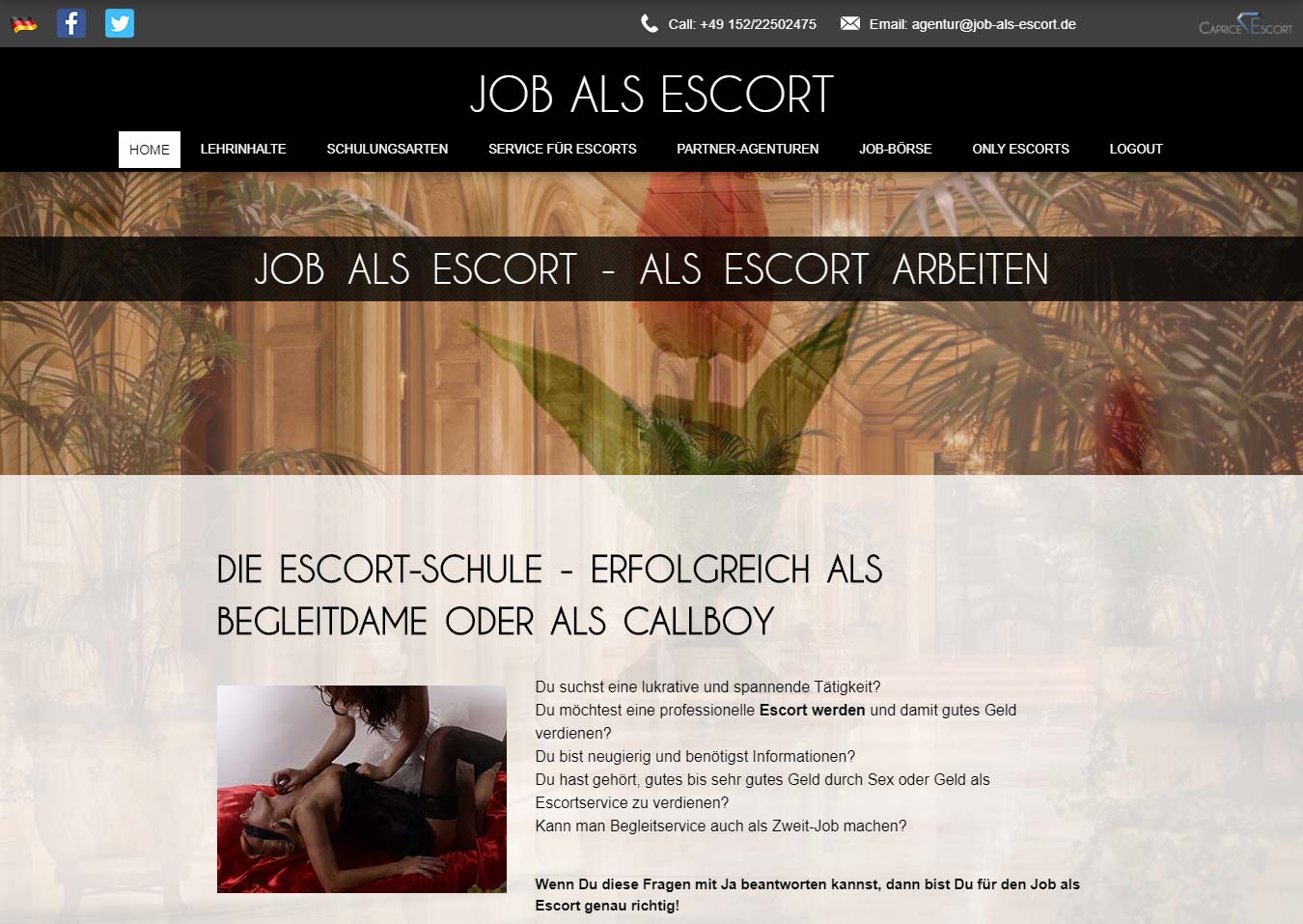 Job als Escort - Als Escort Geld verdienen